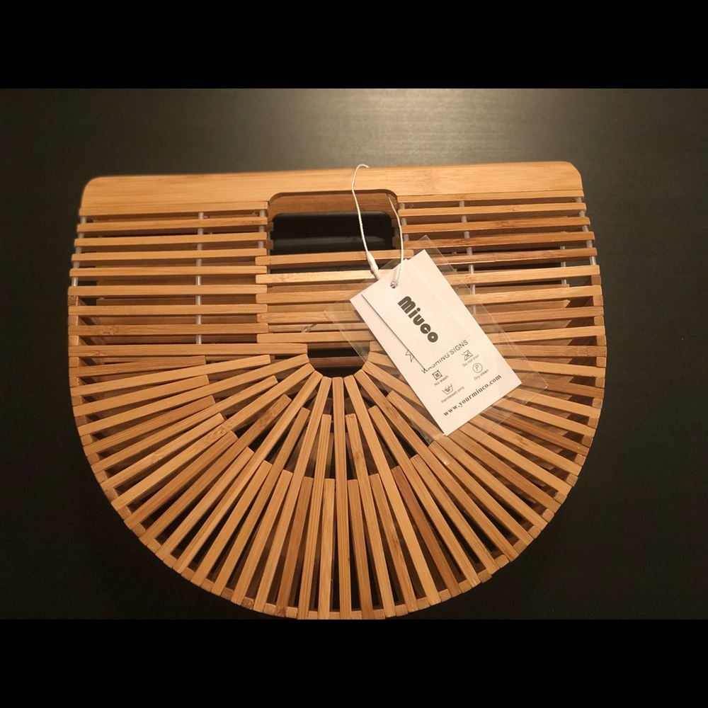 Women’s bamboo handbag